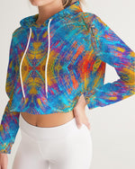 Good Vibes Buttercup Women's Cropped Hoodie