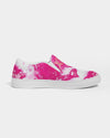 Pareidolia XOX Western Pink Men's Slip-On Canvas Shoe
