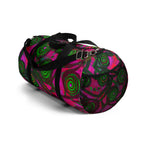 Stained Glass Frogs Pink Duffle Bag - Fridge Art Boutique