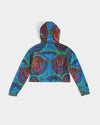 Hypnotic Frogs Women's Cropped Hoodie