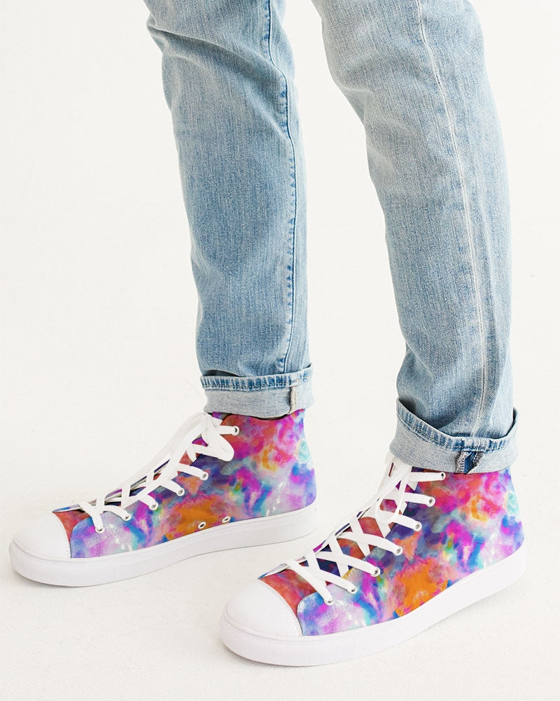 Pareidolia Cloud City Men's Hightop Canvas Shoe