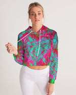 Meraki Pinky Promise Women's Cropped Hoodie