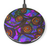 Stained Glass Frogs Purple Wireless Charger - Fridge Art Boutique