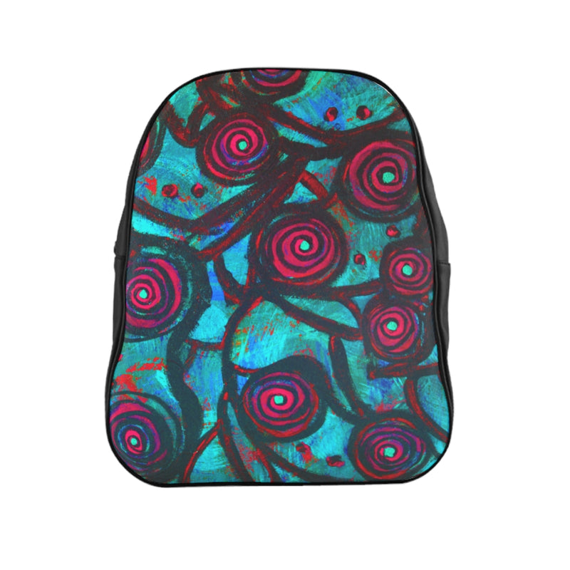 Stained Glass Frogs Cool School Backpack - Fridge Art Boutique