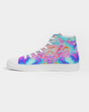 Pareidolia Neon Cloud City Men's Hightop Canvas Shoe