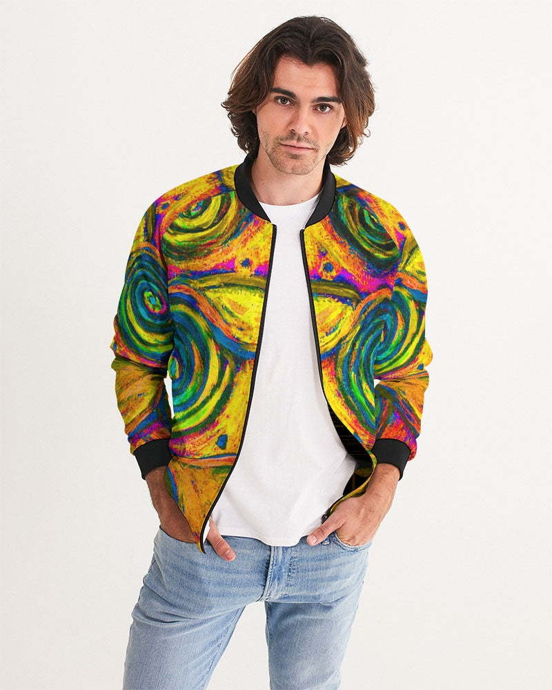 Hypnotic Frogs Sun Men's Bomber Jacket