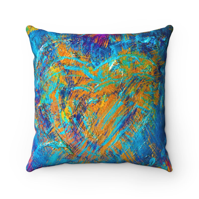 Meraki Heart Square Pillow - Fridge Art Boutique