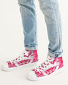 Pareidolia XOX Western Red Men's Hightop Canvas Shoe