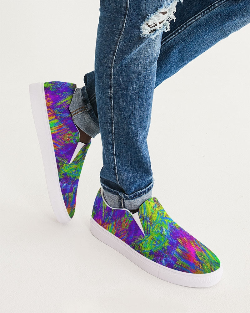 Meraki Mardi Gras Men's Slip-On Canvas Shoe