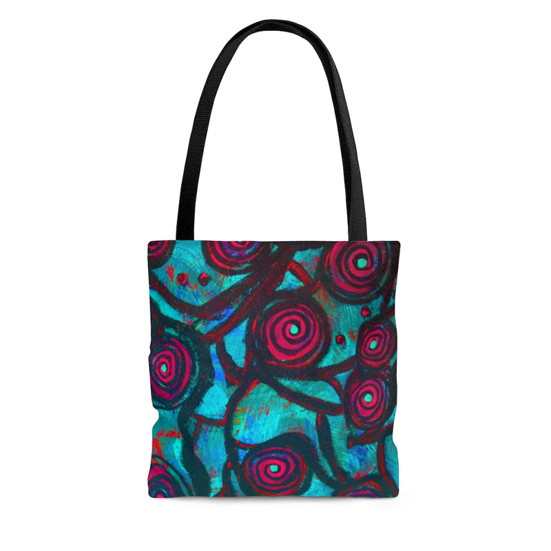 Stained Glass Frogs Cool Tote Bag