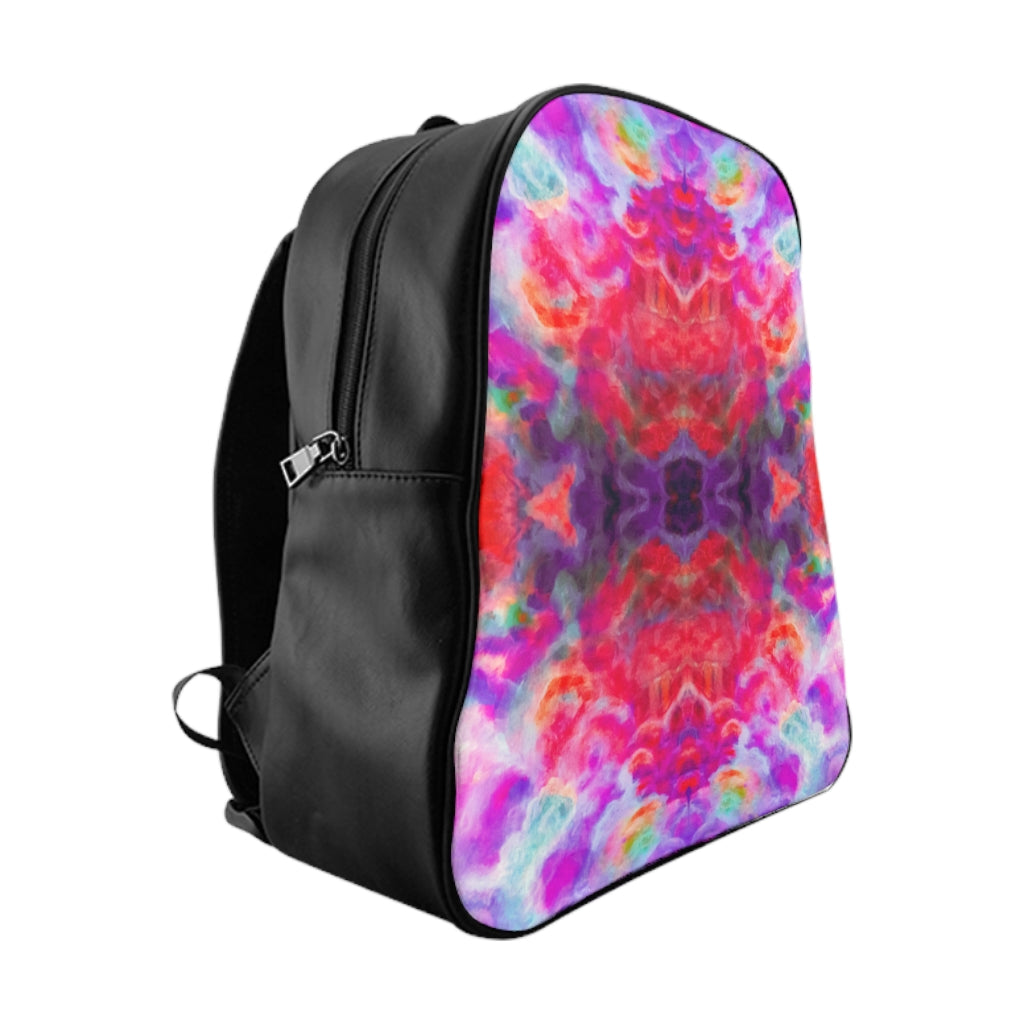 Pareidolia Cloud City Magenta School Backpack