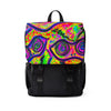 Happy Frogs Neon Casual Shoulder Backpack - Fridge Art Boutique
