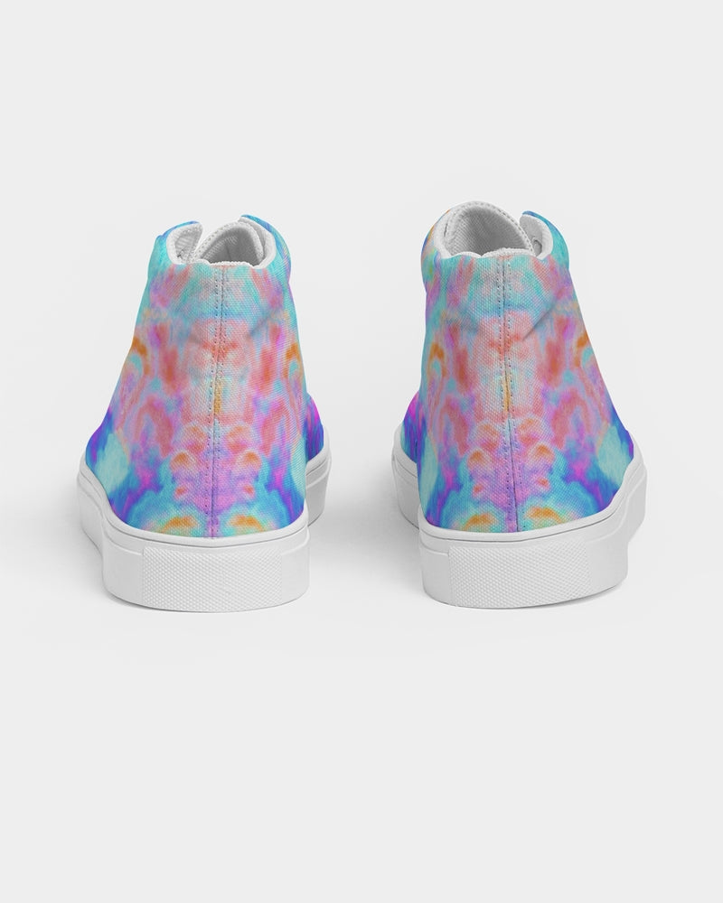 Pareidolia XOX Neon Men's Hightop Canvas Shoe