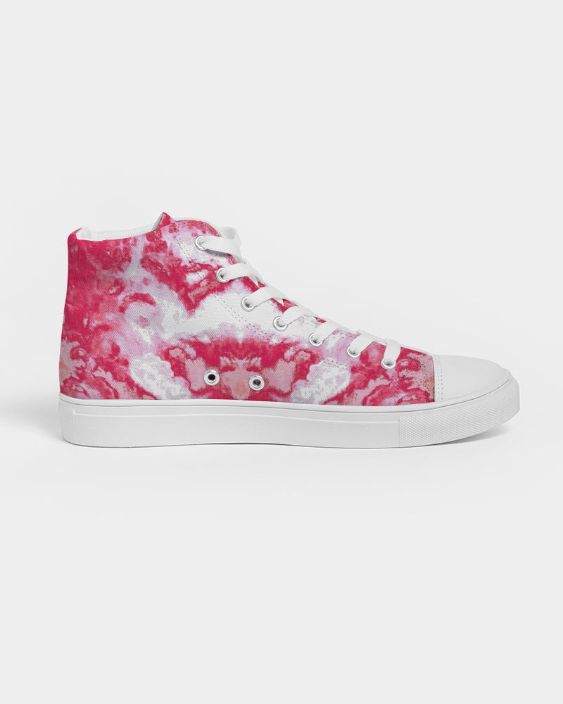 Pareidolia XOX Western Red Women's Hightop Canvas Shoe