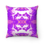 Pareidolia XOX Western Purple Square Pillow