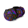 Stained Glass Frogs Purple Duffle Bag - Fridge Art Boutique