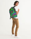 Confetti Frogs Lime Green Jelly Large Backpack