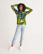 Stained Glass Frogs Sun Women's Hoodie