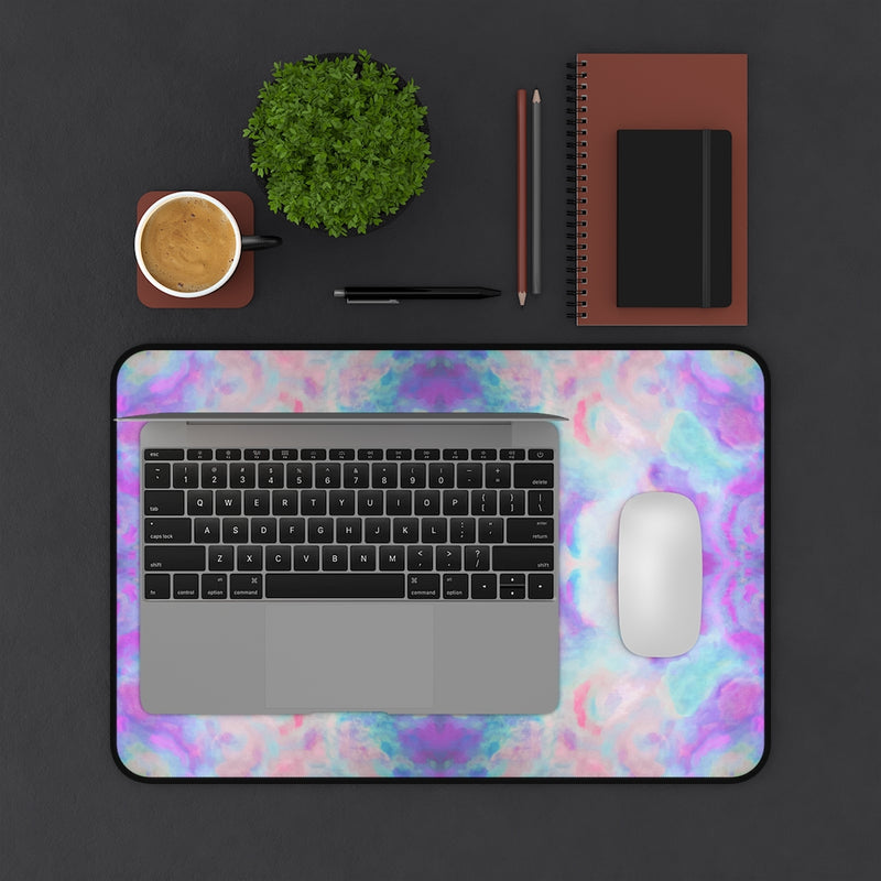 Pareidolia XOX Lilac Desk Mat
