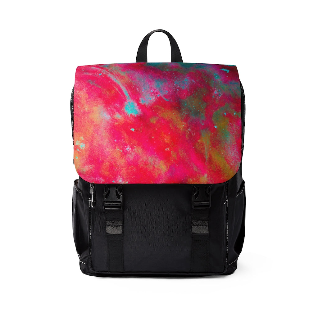 Two Wishes Red Planet Casual Shoulder Backpack - Fridge Art Boutique