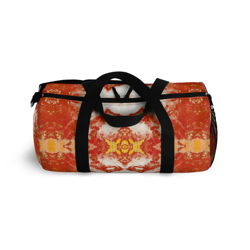 Pareidolia XOX Western Orange Duffle Bag