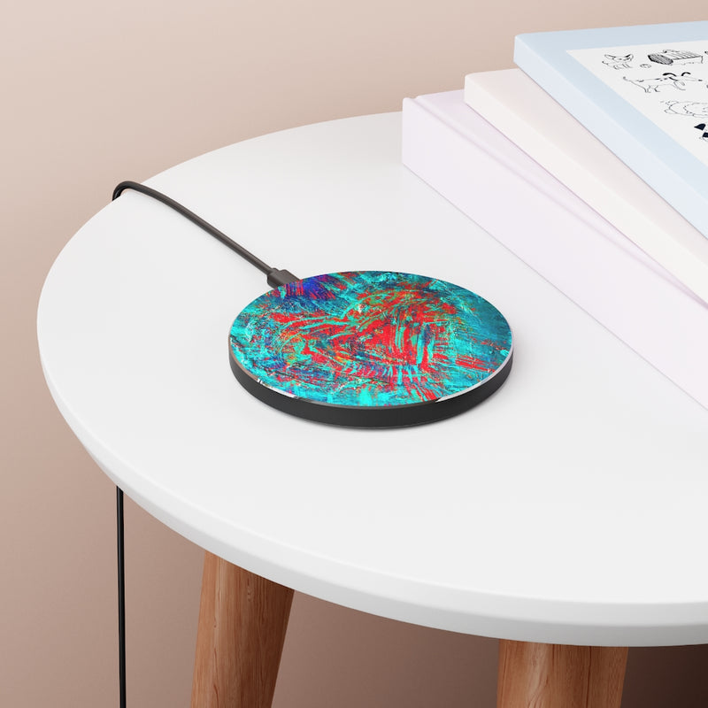 Meraki Fire Heart Wireless Charger - Fridge Art Boutique