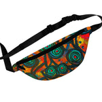Stained Glass Frogs Sun Fanny Pack