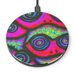 Confetti Frogs Pink Wireless Charger - Fridge Art Boutique