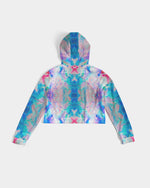 Pareidolia Cloud City Razzle Women's Cropped Hoodie