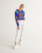 Good Vibes Summer Nights Women's Cropped Hoodie