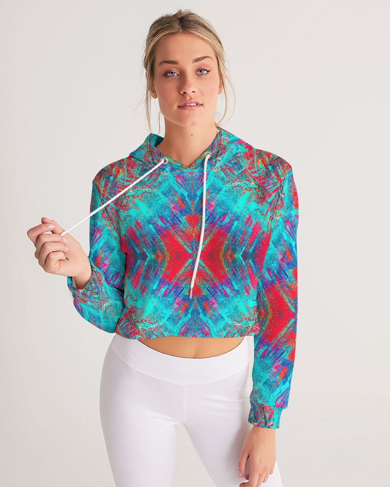 Good Vibes Canned Heat Women's Cropped Hoodie