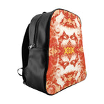 Pareidolia XOX Western Orange School Backpack
