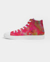 Two Wishes Red Planet Men's Hightop Canvas Shoe