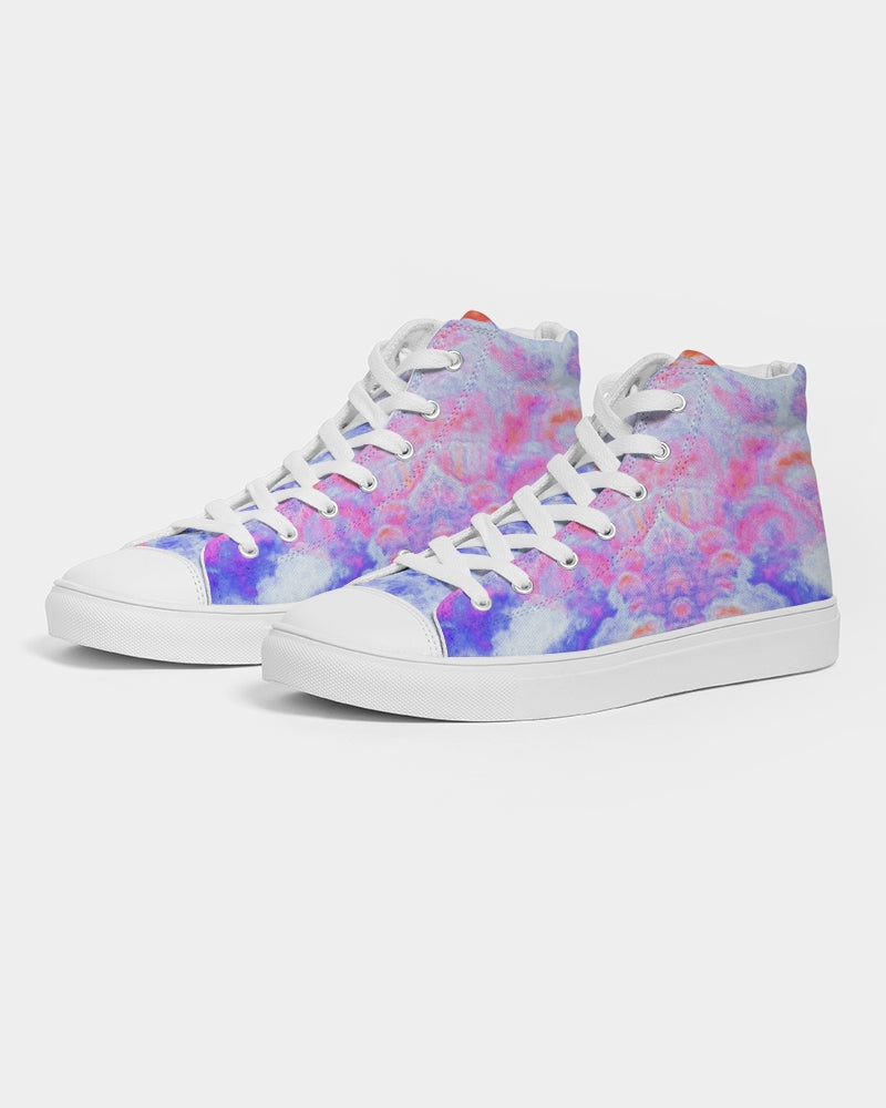 Pareidolia Cloud City Lavender Women's Hightop Canvas Shoe