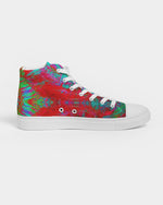 Meraki Red Heart Women's Hightop Canvas Shoe