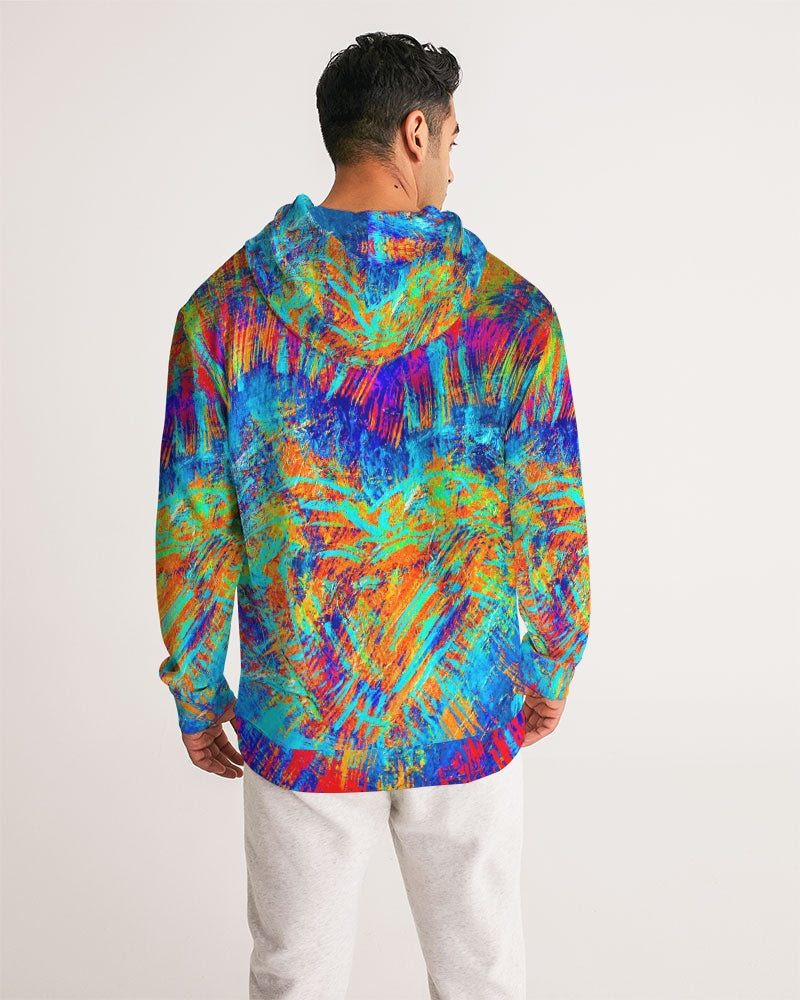 Meraki Rainbow Heart Men's Hoodie