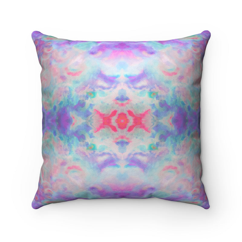 Pareidolia XOX Lilac Square Pillow