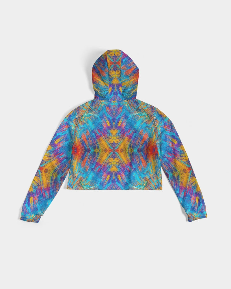 Good Vibes Buttercup Women's Cropped Hoodie