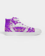 Pareidolia XOX Western Purple Men's Hightop Canvas Shoe