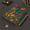 Stained Glass Frogs Sunset Journal Matte