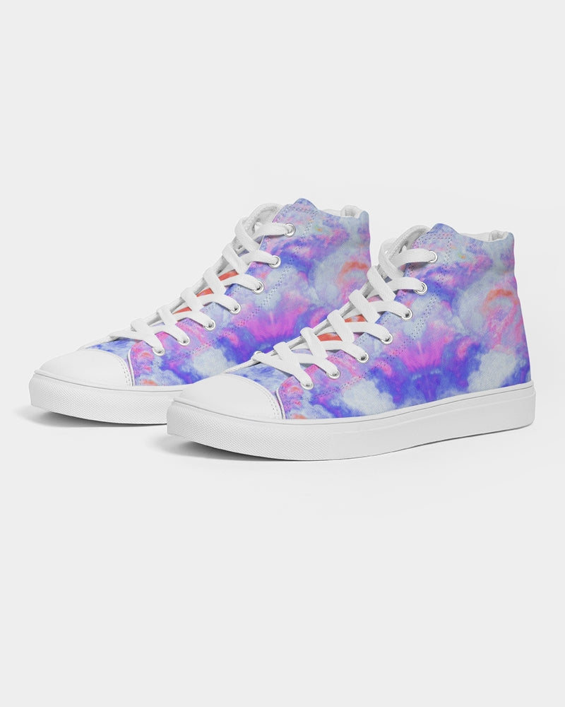 Pareidolia XOX Lavender Men's Hightop Canvas Shoe