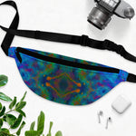Two Wishes Green Nebula Cosmos Fanny Pack
