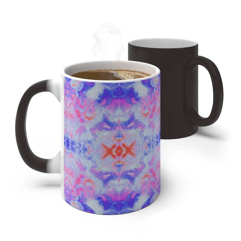 Pareidolia XOX Lavender Color Changing Mug