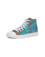 Meraki Fire Heart Women's Hightop Canvas Shoe