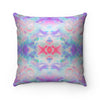 Pareidolia XOX Lilac Square Pillow