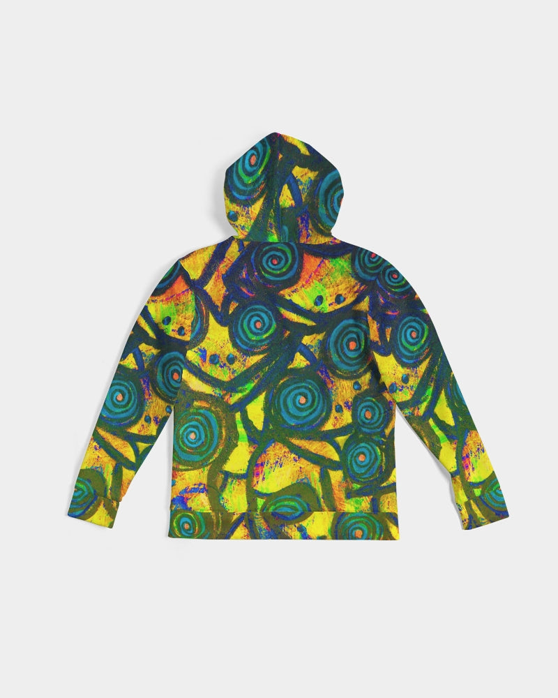 Stained Glass Frogs Sun Men's Hoodie
