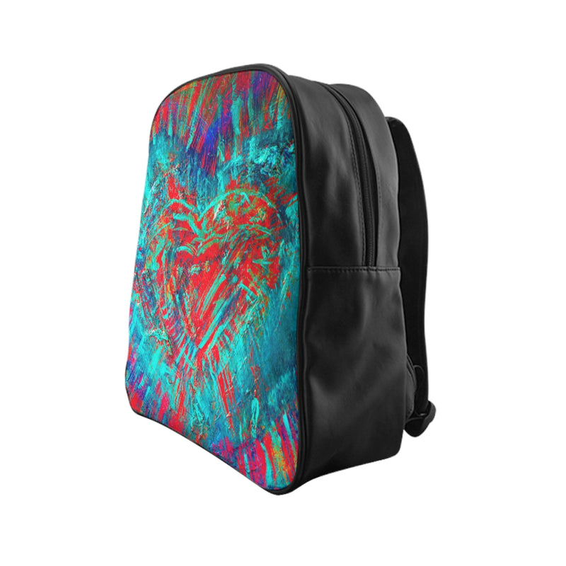 Meraki Fire Heart School Backpack - Fridge Art Boutique