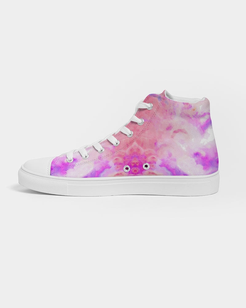 Pareidolia Cloud City Cotton Candy Women's Hightop Canvas Shoe