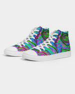 Happy Frogs Indigo Women's Hightop Canvas Shoe