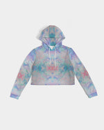 Pareidolia XOX Pastel Sky Women's Cropped Hoodie